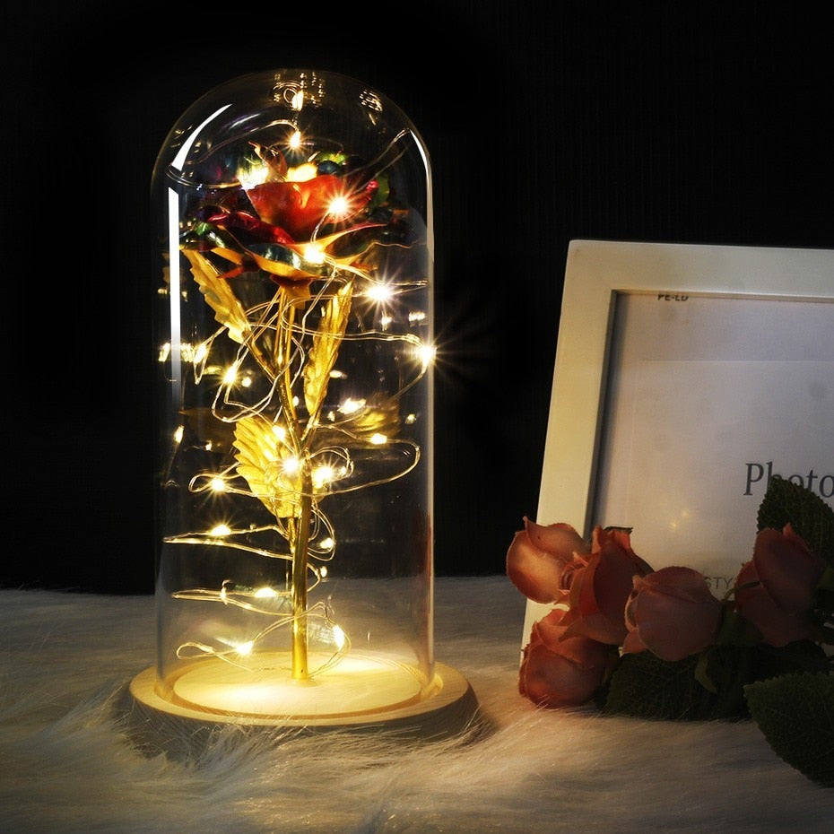 ENCHANTED LED ROSE – RED