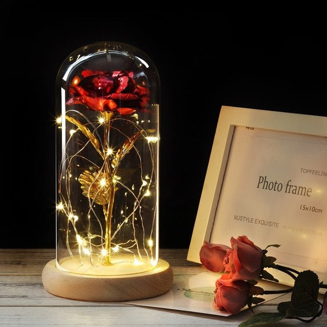 ENCHANTED LED ROSE – RED